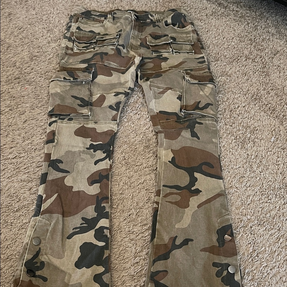 Fashion Nova Camouflage Cargo Pants